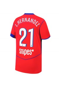 Paris Saint-Germain Lucas Hernandez #21 Jalkapallovaatteet Kolmaspaita 2025-26 Lyhythihainen